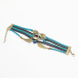 Peace Dove Owl Wing Charm Bracelet
