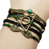 Peace Dove Owl Wing Charm Bracelet