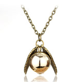 Wing Charm Golden Snitch Necklace