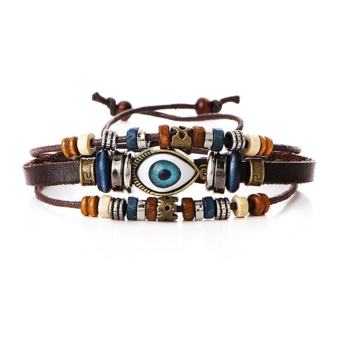 Harry Ethnic Turkish Eyes Beads Bracelets